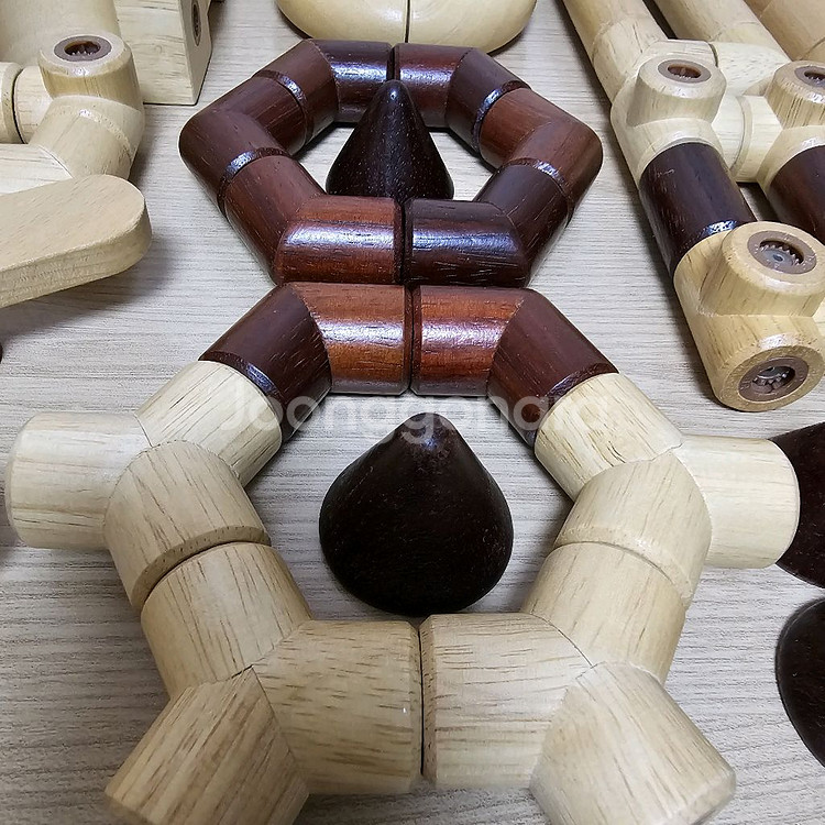 (자동차3대) 에드토이 205피스 원목자석블럭 에듀토이 edtoy--8