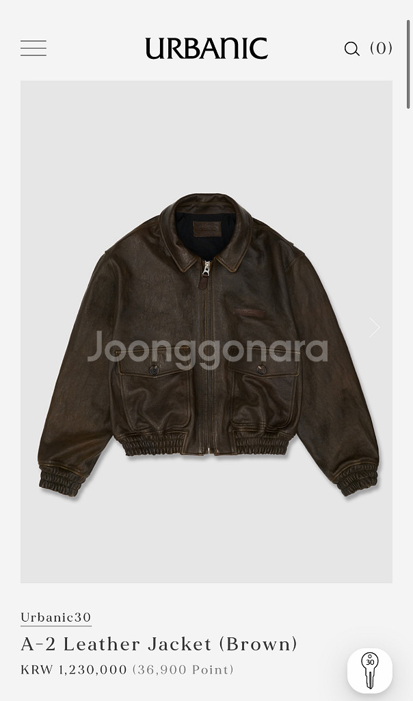 Urbanic 30 A-2 Leather Jacket--3