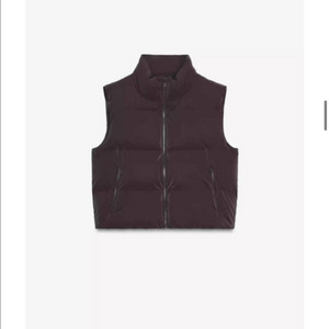 자라 패딩 조끼 (블랙)