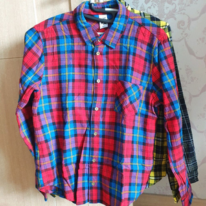 줌바 정품 체크남방xs