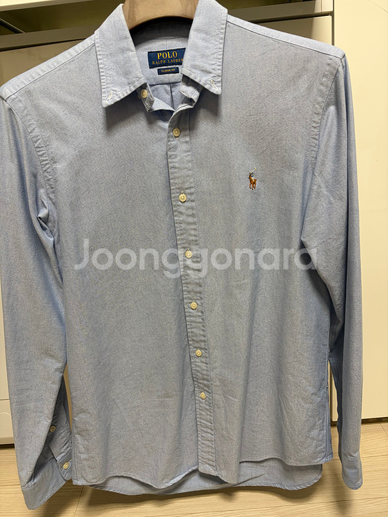 폴로 랄프로렌 옥스포드셔츠 하늘색 남성 m사이즈--0