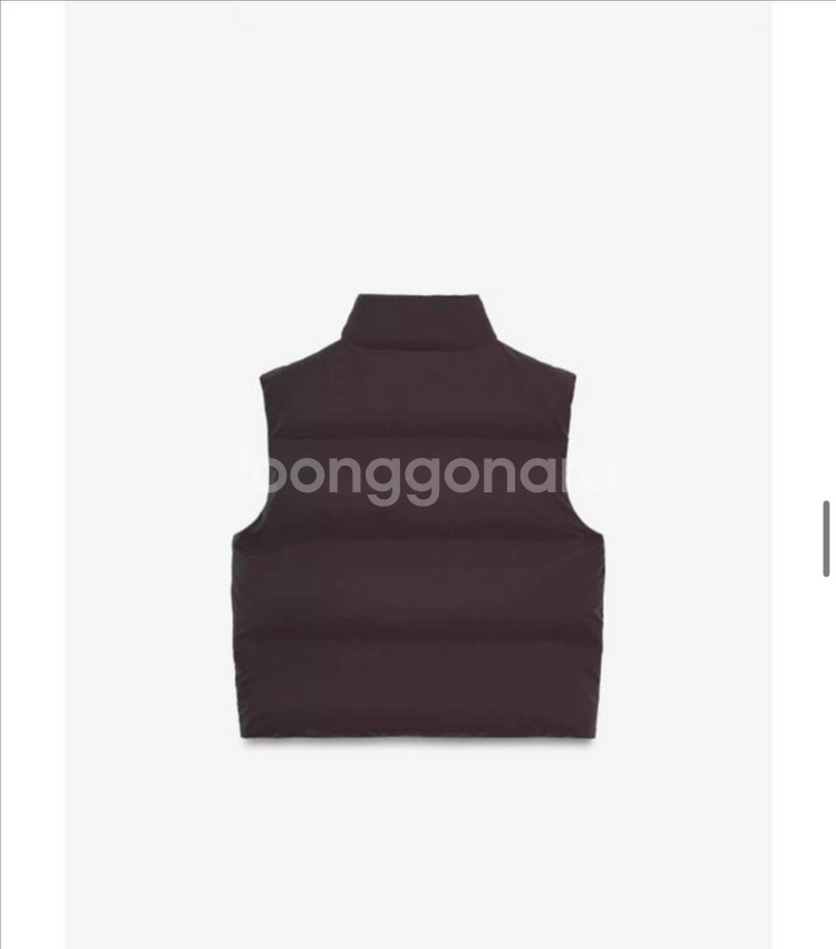 자라 패딩 조끼 (블랙)--5