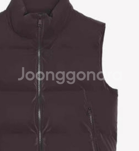 자라 패딩 조끼 (블랙)--6