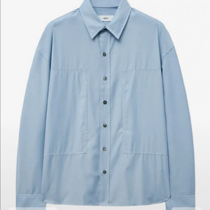 엘무드 스티치 오버핏 셔츠 스카이블루 46