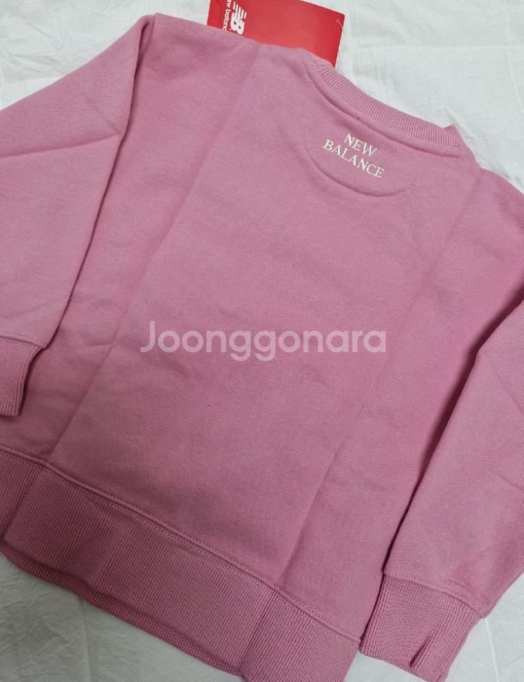 뉴발란스 키즈 기모 맨투맨 120 새상품--2
