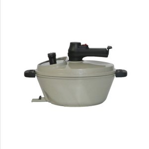 [자동회전냄비]램프쿡 인덕션 자동회전냄비 일립스 베이지