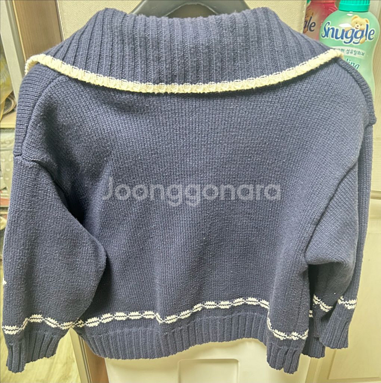 멜로우스위치 토끼 패턴 니트 가디건--2