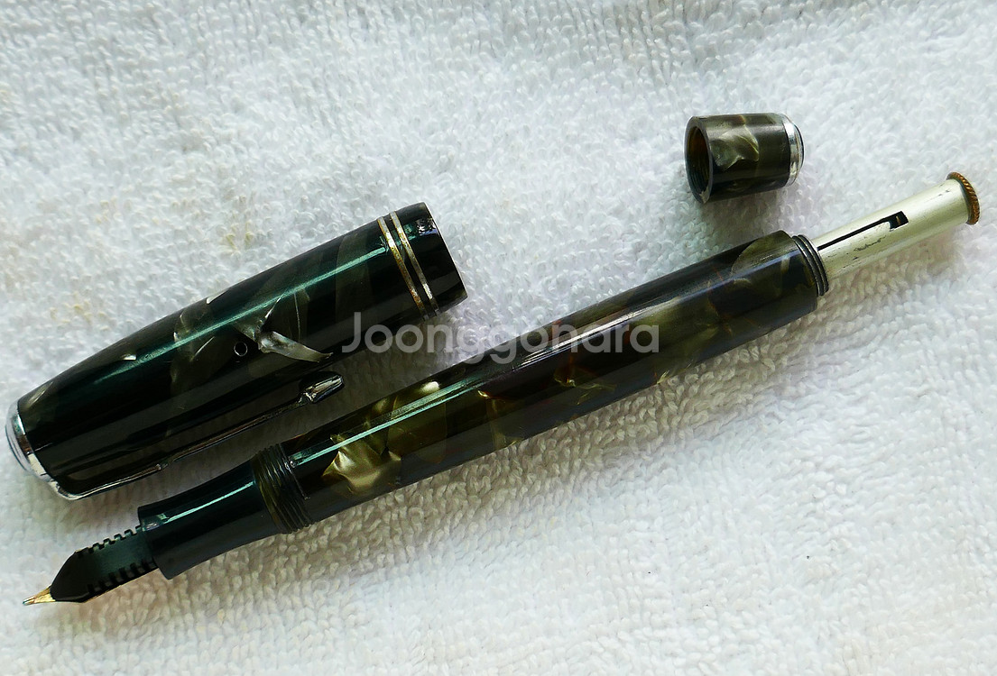 파카 바큐메틱 만년필 (펄그레이) 더블주얼리 F--2