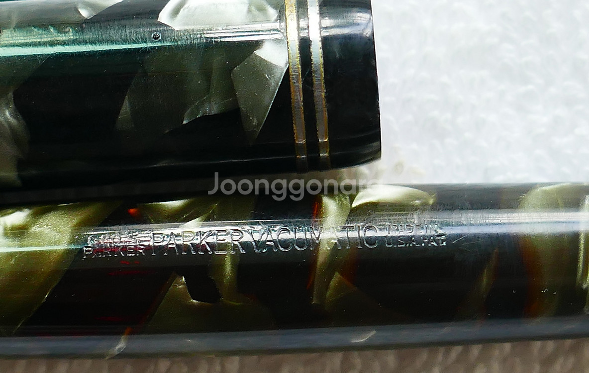 파카 바큐메틱 만년필 (펄그레이) 더블주얼리 F--4