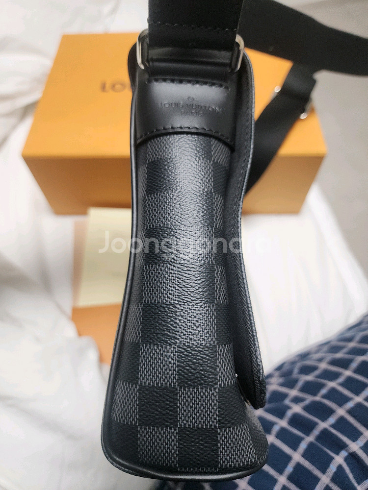 루이비통 다미에 그라파이트 남성 크로스백--4