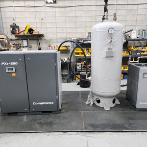 20마력 스크류 콤프레샤 set