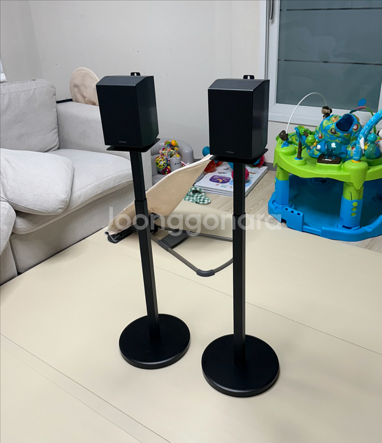 삼성 서라운드 스피커 PS-RC96B 스탠드 포함--0