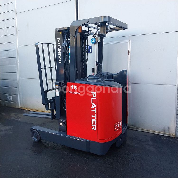 니찌유 전동지게차 1.5톤 3단 4700MM 사이드쉬프트장착 2020년식--3