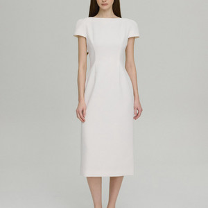 플로움 아이코닉 롱 드레스 크림 xs