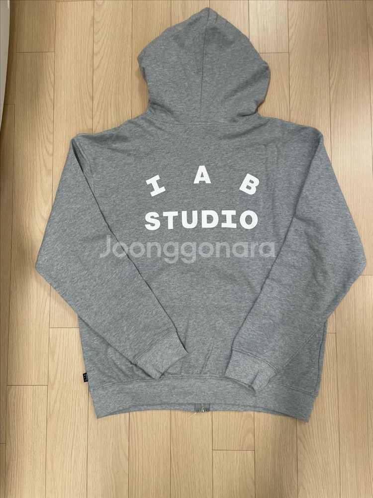 [거의 새제품] 아이앱 스튜디오 후드집업 그레이 L--2