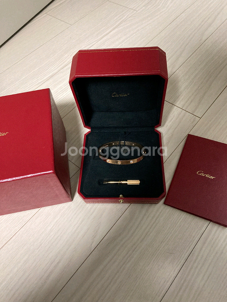 까르띠에 러브팔찌 4p 19호--1