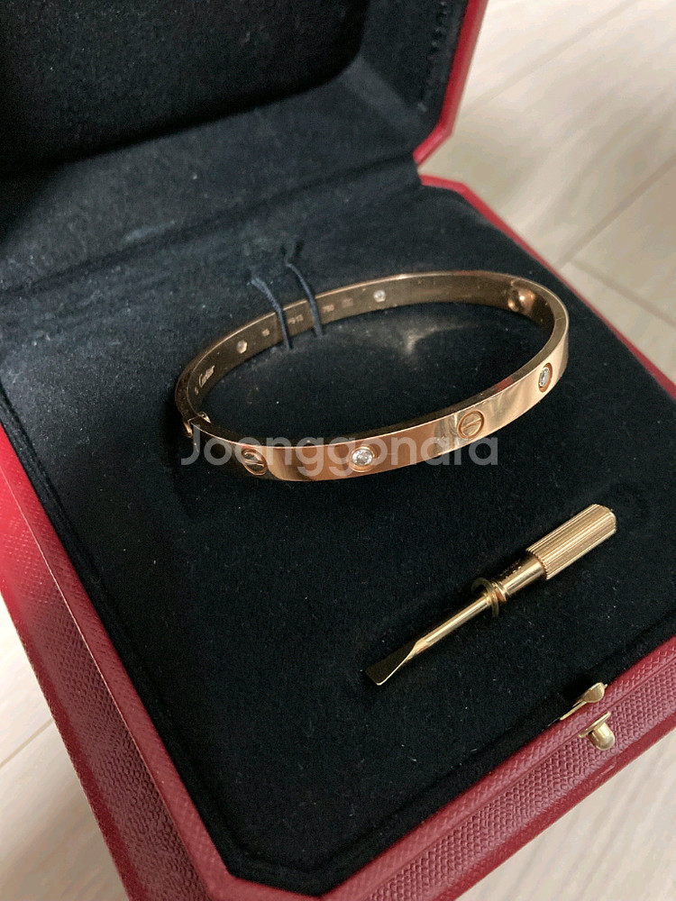 까르띠에 러브팔찌 4p 19호--3