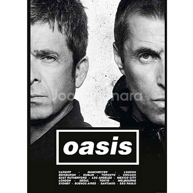 오아시스 Half Face 포스터--0