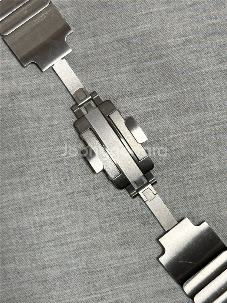 애플워치 URVOI 링크 브레이슬릿 실버--0