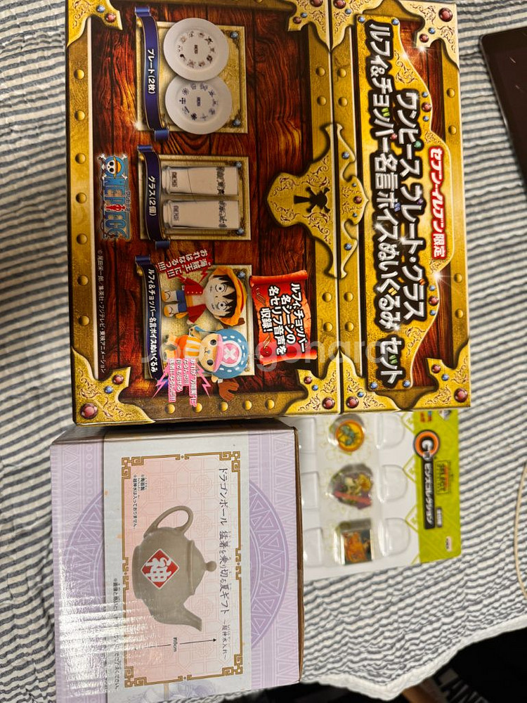 원피스 루피 쵸파 굿즈 세트 + 드래곤볼 찻주전자--0