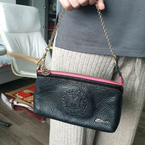 메트로시티 가죽 체인 미니백