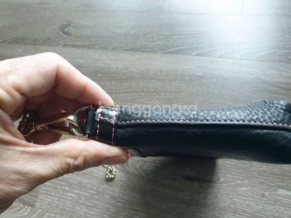 메트로시티 가죽 체인 미니백--6