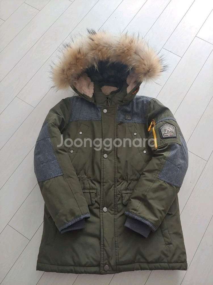 필라 오리털 패딩 점퍼 130사이즈(택포8천원)--0