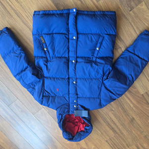 폴로 패딩 점퍼 키즈 오리털 새제품 사이즈 L(14-16) 160/80