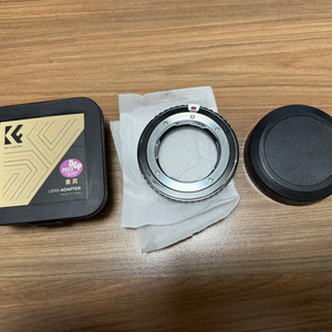 K&F CONCEPT L/M-EOS R 렌즈 변환 어댑터 + 뒷캡 포함 (라이카 M-캐논 R 수동렌즈 이종교배)