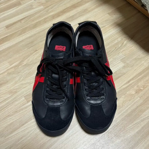 오니츠카타이거 멕시코66 블랙레드 255