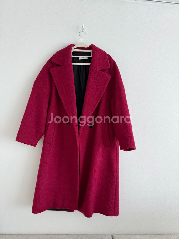 망고(mango)푸시아핑크코트--4