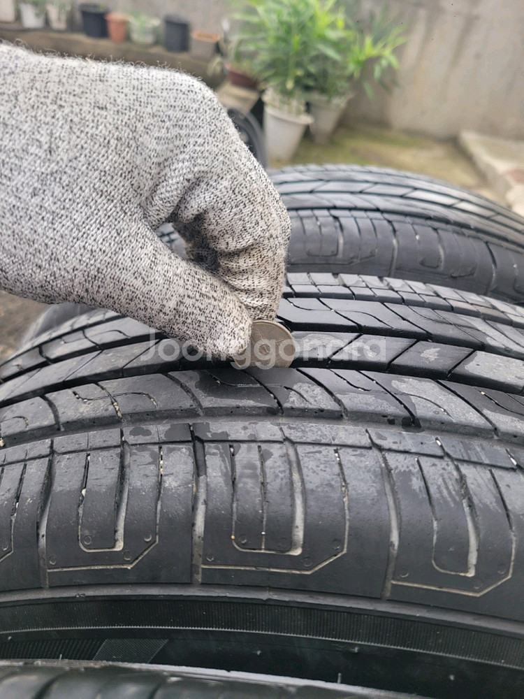 아반떼md TA21 195/65 R15 휠타이어 4개 판매합니다--3