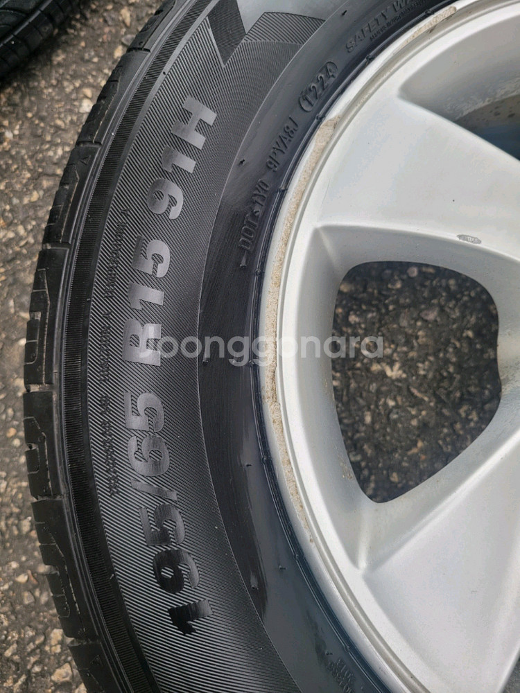 아반떼md TA21 195/65 R15 휠타이어 4개 판매합니다--5