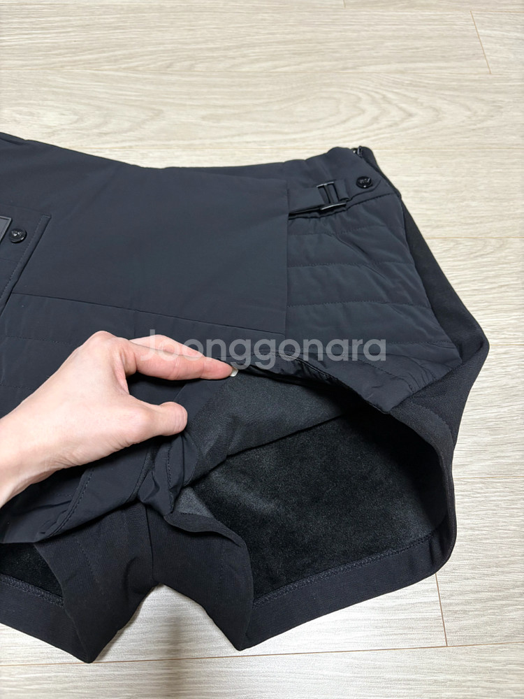 pxg 패딩 랩스커트 패딩반바지 xs--2