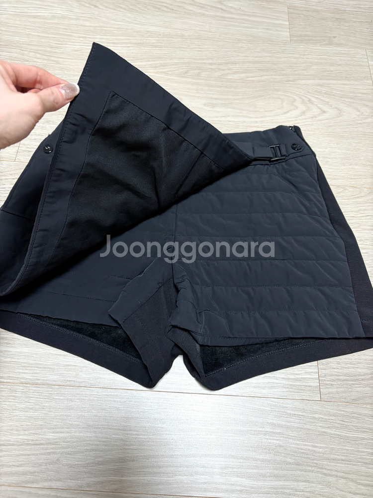 pxg 패딩 랩스커트 패딩반바지 xs--1