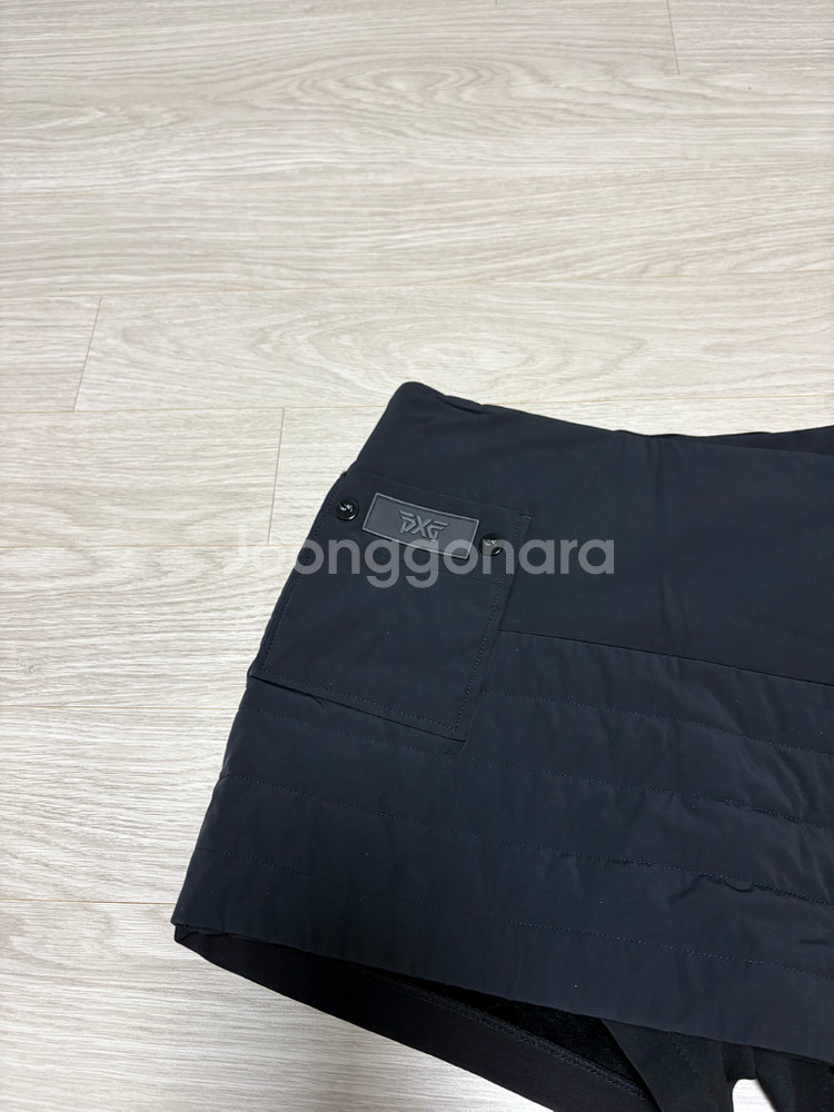 pxg 패딩 랩스커트 패딩반바지 xs--3