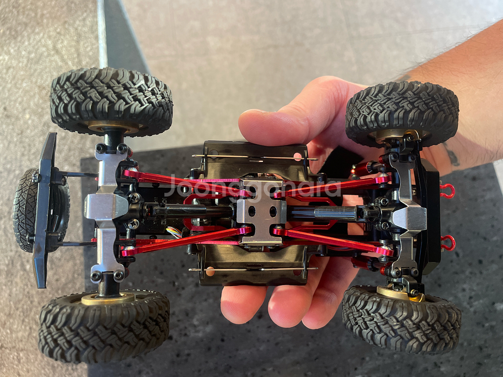 메탈파츠 풀옵션 미니지 버기 2대, 4x4 루비콘 1대 여분부품,충전기 일괄--8