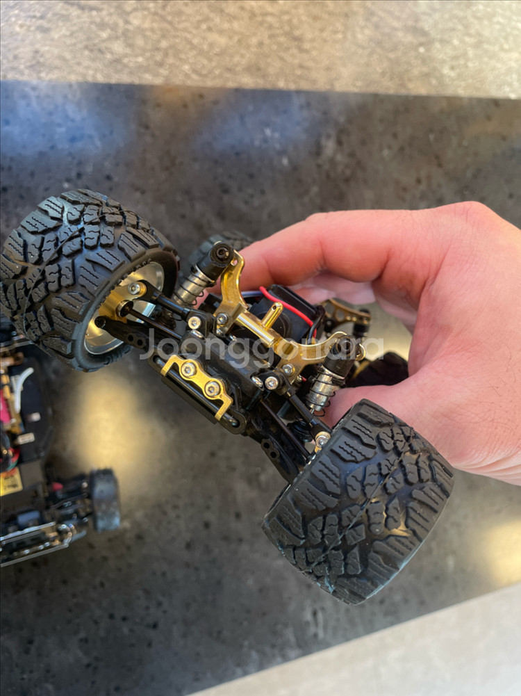 메탈파츠 풀옵션 미니지 버기 2대, 4x4 루비콘 1대 여분부품,충전기 일괄--5