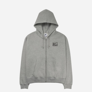 [M] 나이키 X 스투시 후드 집업 헤더 그레이
