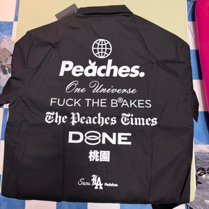 (L)피치스 스테이플 셔츠 블랙 판매합니다