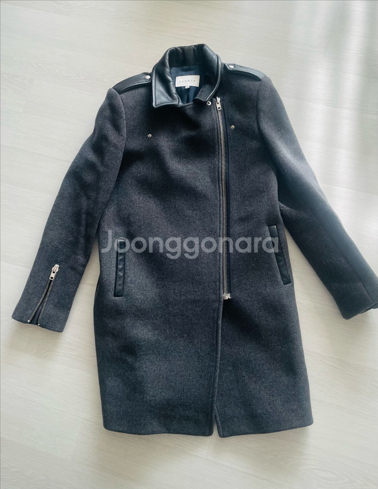 산드로 울 코트--3