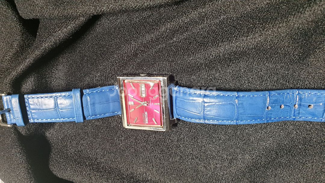 세이코 5엑트 사각 오토매틱 시계 팝니다--2