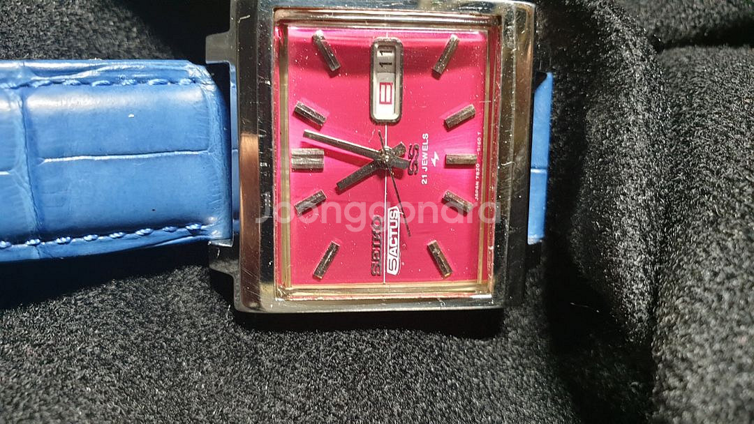 세이코 5엑트 사각 오토매틱 시계 팝니다--1