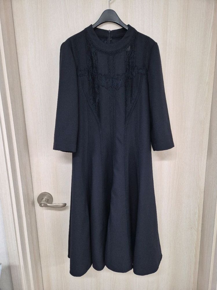 모조에스피 네이비 레이스원피스--3