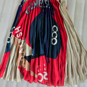 시스템 플리츠 스커트