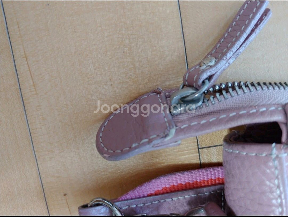 빈폴 핑크 가방--2