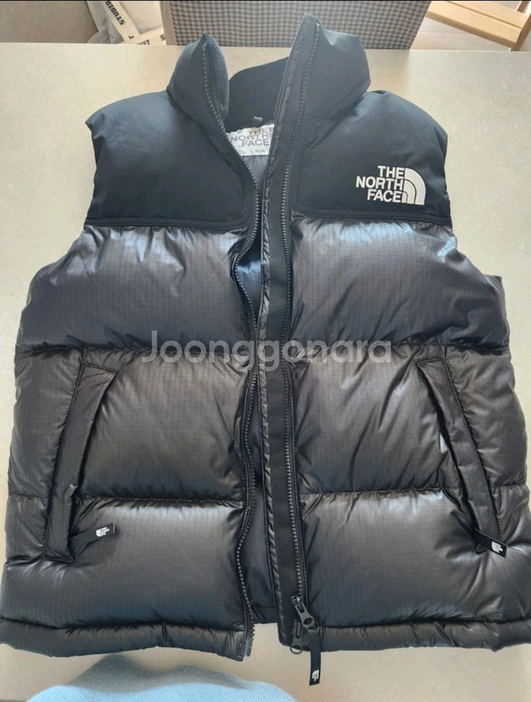 노스페이스 화이트 라벨 눕시 다운 베스트 블랙--0