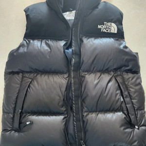 노스페이스 화이트 라벨 눕시 다운 베스트 블랙