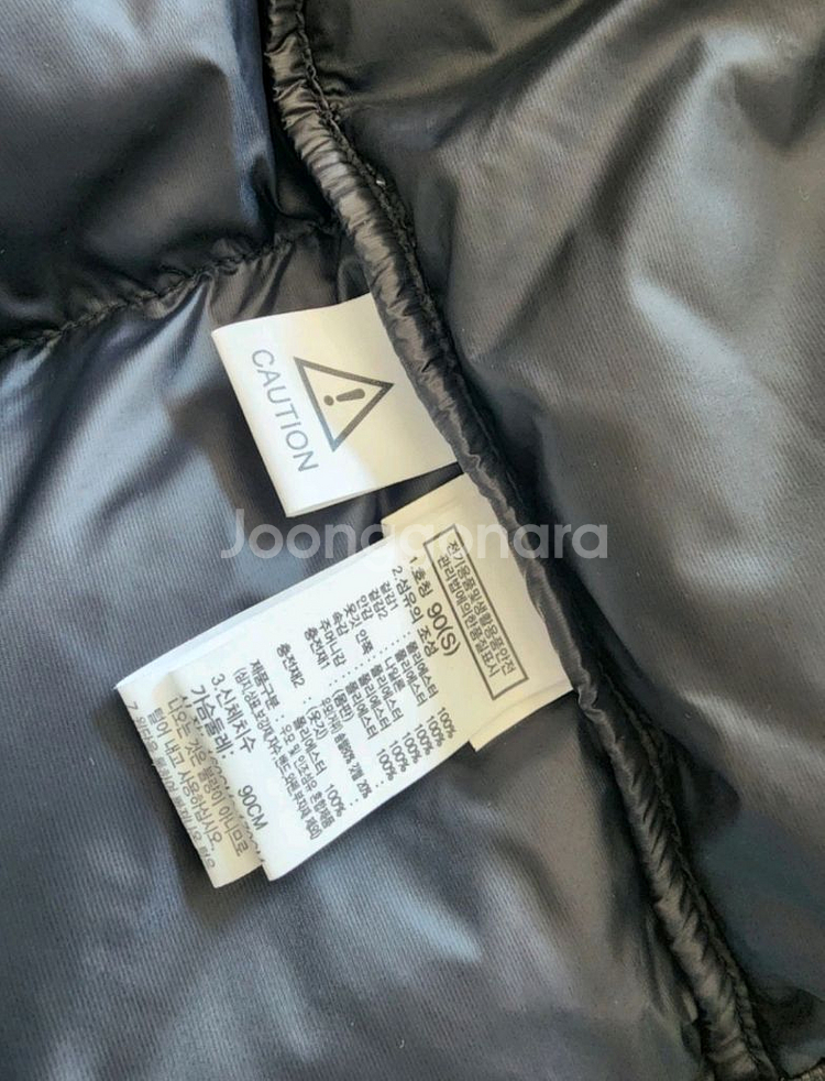 노스페이스 화이트 라벨 눕시 다운 베스트 블랙--3