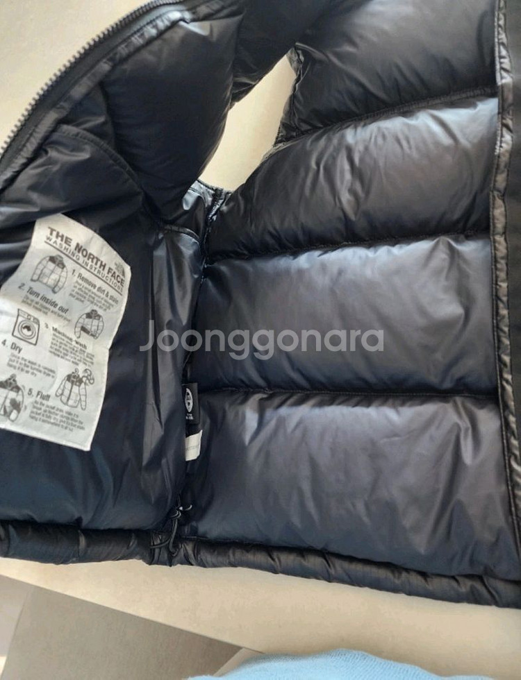 노스페이스 화이트 라벨 눕시 다운 베스트 블랙--5